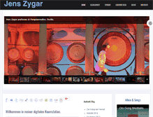Tablet Screenshot of jenszygar.com